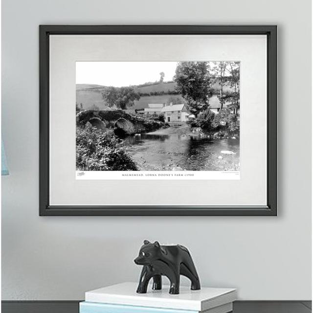 'Malmsmead, Lorna Doone's Farm C1900' by Francis Frith - Picture Frame Photograph Print on Paper The Francis Frith Collection Size: 40cm H x 50cm W x on Productcaster.