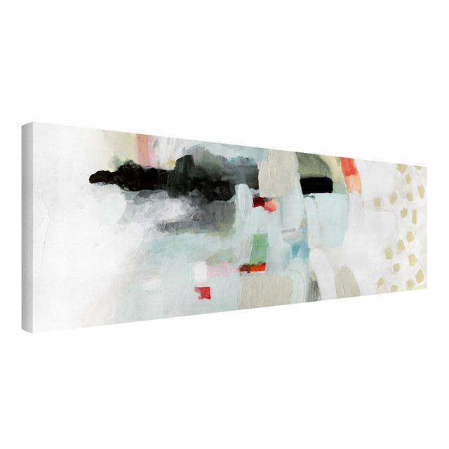 Colorful Waterfalls II Wall Art on Canvas Ivy Bronx Format: 260g/m² canvas, Size: 60cm H x 180cm W on Productcaster.