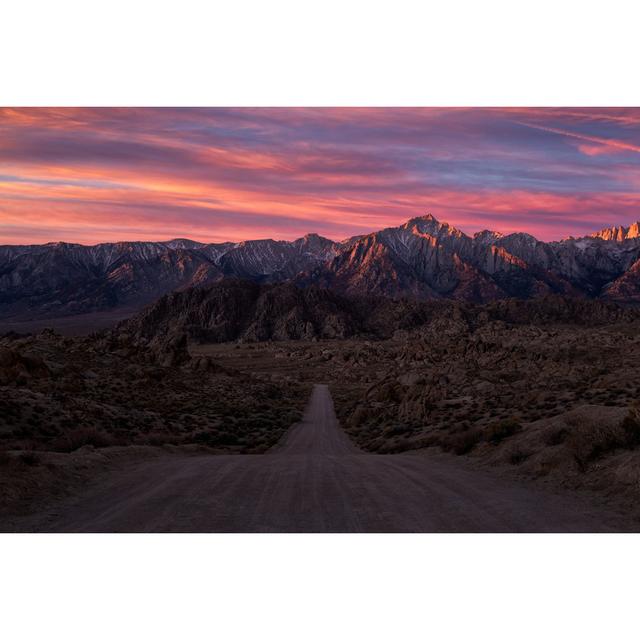 Alabama Hills Sunrise - Wrapped Canvas Photograph Alpen Home Size: 61cm H x 91cm W x 3.8cm D on Productcaster.