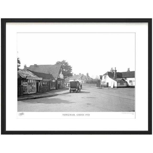 'Tongham, Cross 1921' by Francis Frith - Picture Frame Photograph Print on Paper The Francis Frith Collection Size: 45cm H x 60cm W x 2.3cm D on Productcaster.