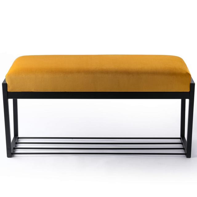 Gaetanino Upholstered Storage Bench Ebern Designs Size: H50 x W45 x D30cm on Productcaster.