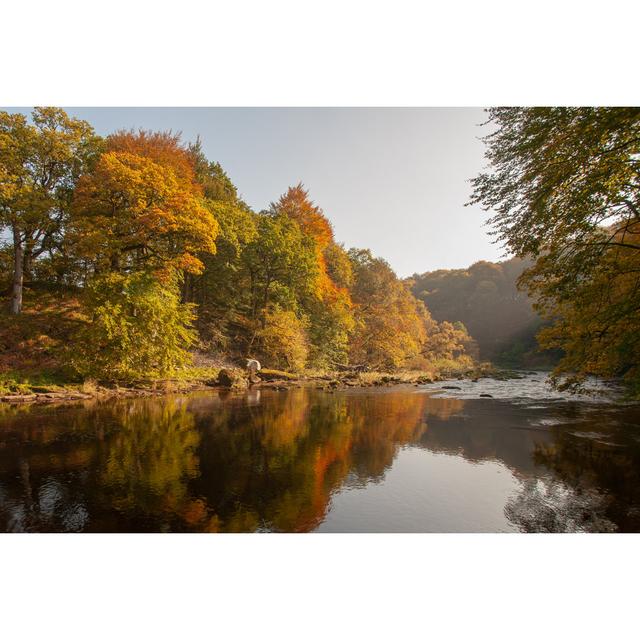 Dortch The River Wharfe - Wrapped Canvas Photograph Alpen Home Size: 61cm H x 91cm W x 3.8cm D on Productcaster.