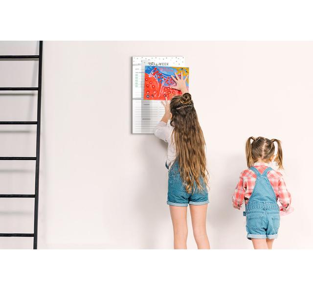 Weekly Plan Magnetic Wall Mounted Dry Erase Board Latitude Vive on Productcaster.