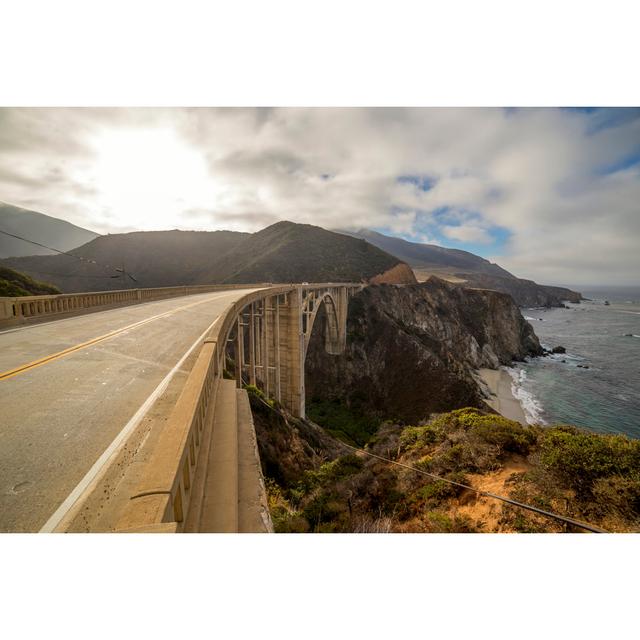 Bixby Bridge On The California Coastline by Spondylolithesis - Print Alpen Home Size: 50cm H x 75cm W on Productcaster.