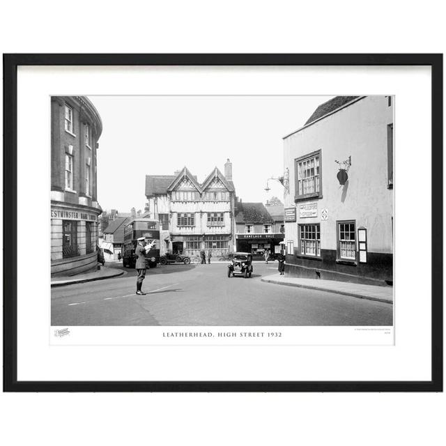 Leatherhead, High Street 1932 by Francis Frith - Single Picture Frame Print The Francis Frith Collection Size: 40cm H x 50cm W x 2.3cm D on Productcaster.