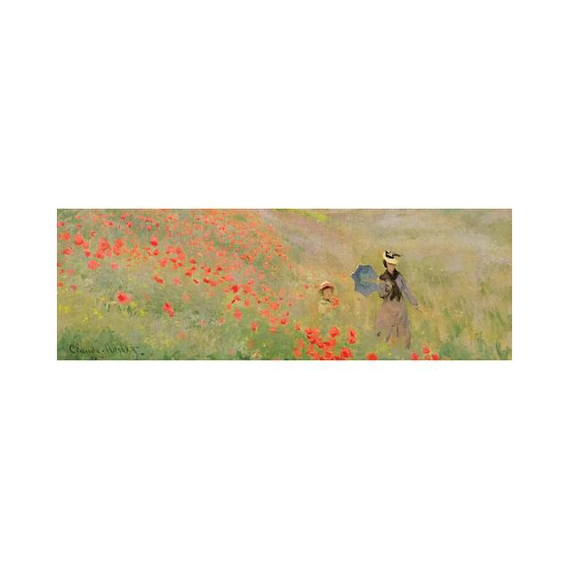 Wild Poppies, Near Argenteuil, 1873 by Claude Monet - Wrapped Canvas Panoramic Gallery-Wrapped Canvas Giclée Ophelia & Co. Size: 50.8cm H x 152.4cm W on Productcaster.