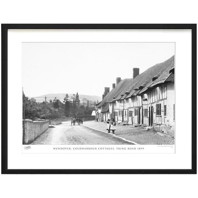 Wendover, Coldharbour Cottages, Tring Road 1899 by Francis Frith - Single Picture Frame Print The Francis Frith Collection Size: 28cm H x 36cm W x 2.3 on Productcaster.