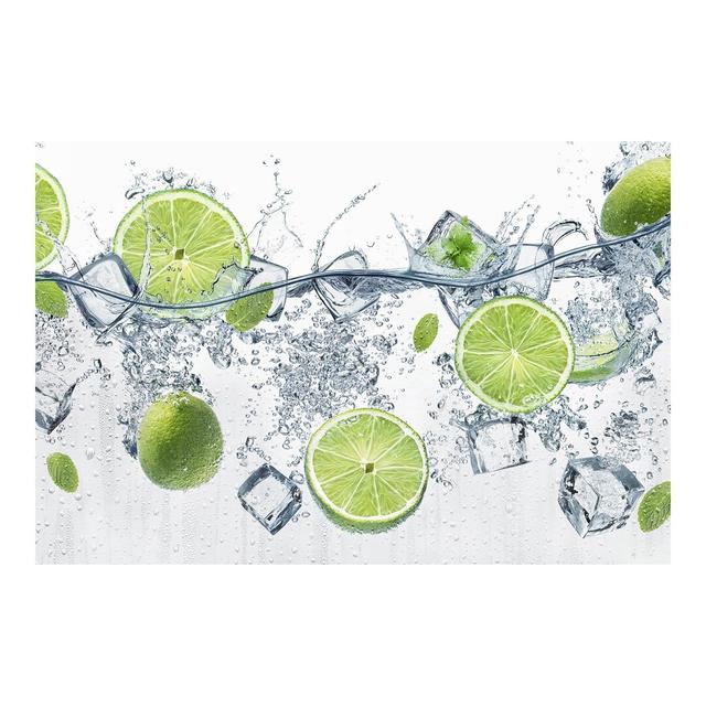 Refreshing Lime 2.9m x 432cm Textured Matt Peel & Stick Wall Mural East Urban Home Size: 320cm L x 480cm W on Productcaster.