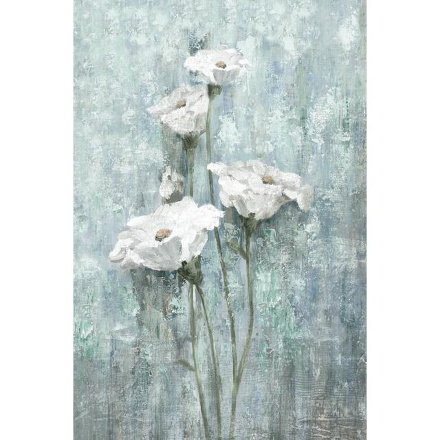 White Florals - Wrapped Canvas Art Prints ClassicLiving Size: 76cm H x 51cm W x 3.8cm D on Productcaster.