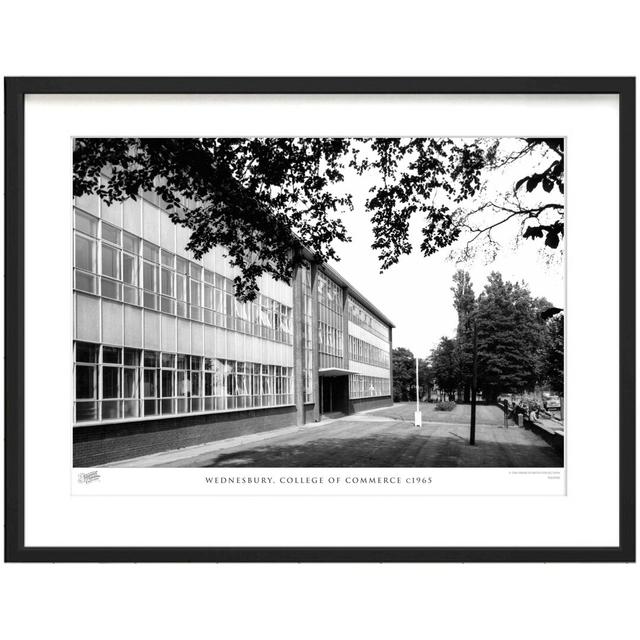 'Wednesbury, College of Commerce C1965' - Picture Frame Photograph Print on Paper The Francis Frith Collection Size: 45cm H x 60cm W x 2.3cm D on Productcaster.