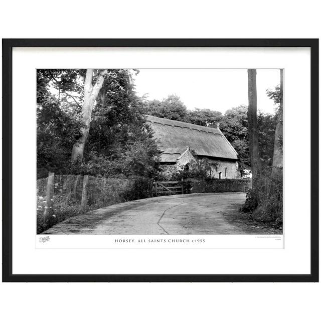 'Horsey, All Saints Church C1955' by Francis Frith - Picture Frame Photograph Print on Paper The Francis Frith Collection Size: 28cm H x 36cm W x 2.3c on Productcaster.