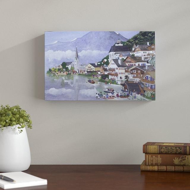 Hallstadt, Austria, 1995 by Judy Joel Art Print on Canvas East Urban Home Size: Small on Productcaster.