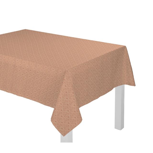 Woulk Tablecloth Bloomsbury Market Size: 130cm W x 220cm L, Colour: Brown on Productcaster.