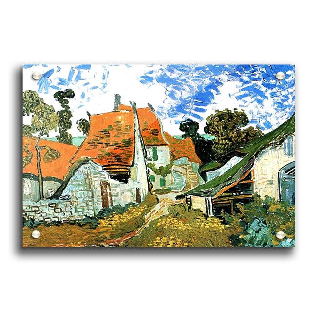 Houses in Auvers by Vincent Van Gogh - Painting Print on Paper East Urban Home Size: 42cm H x 59.4cm W on Productcaster.