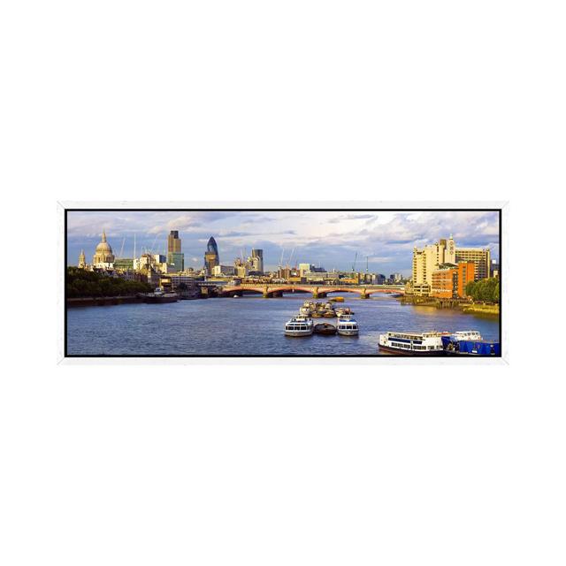 River Thames View Of The City Of London Skyline With Blackfriars Bridge, London, England, United Kingdom by Panoramic Images - Panoramic Gallery-Wrapp on Productcaster.