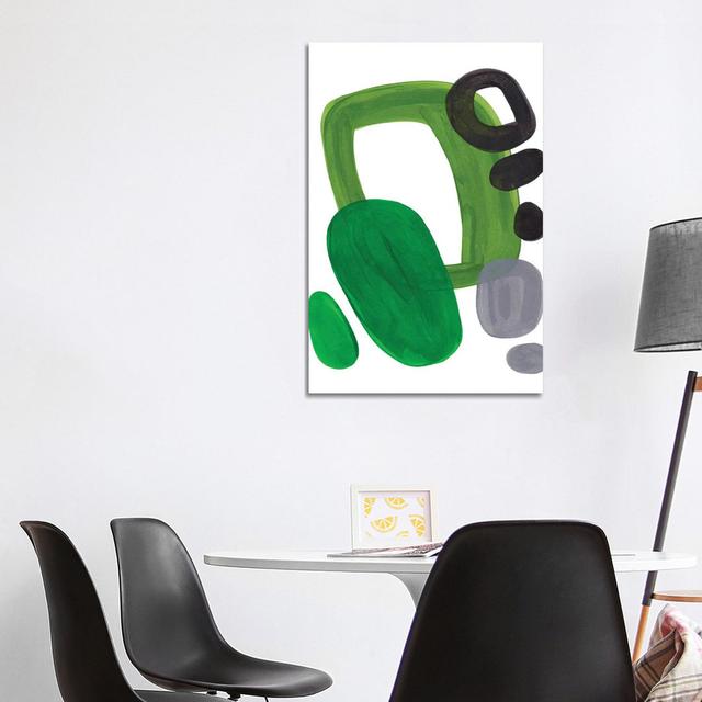 Mid Century Olive by EnShape - Wrapped Canvas Print Metro Lane Size: 101.6cm H x 66.04cm W x 1.91cm D on Productcaster.