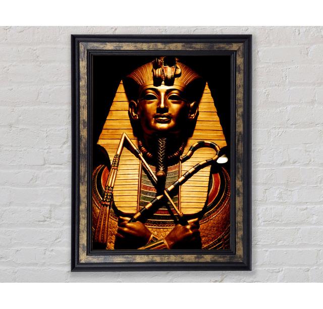 Egyptian Golden Pharaoh - Single Picture Frame Art Prints Latitude Vive Size: 42cm H x 29.7cm W x 8cm D on Productcaster.