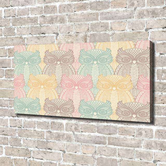 Owls - Wrapped Canvas Art Prints Latitude Vive on Productcaster.