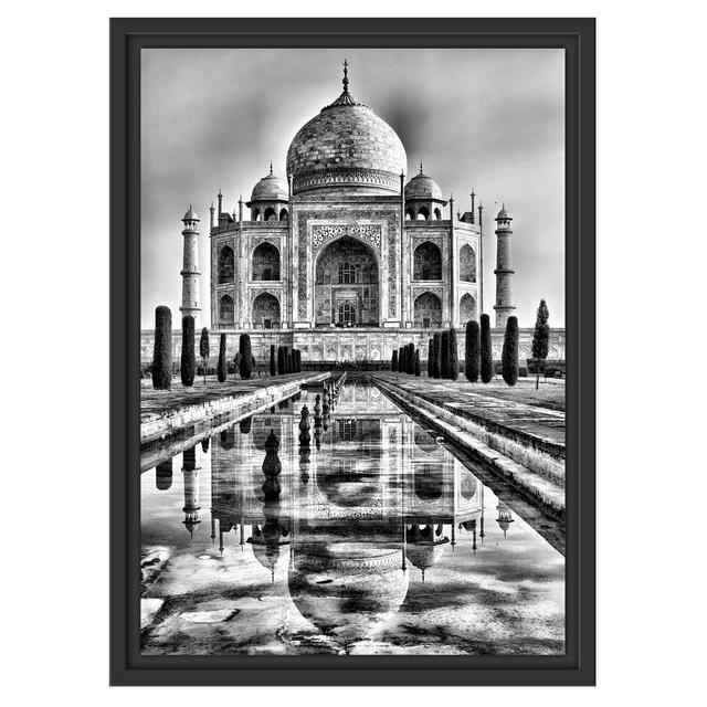 Gerahmtes Wandbild Taj Mahal East Urban Home Größe: 55 cm H x 40 cm B on Productcaster.