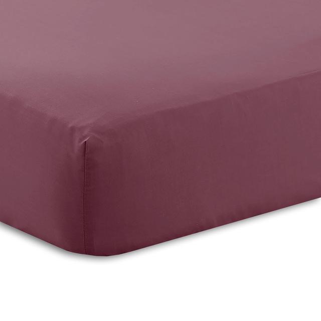 Adalira 144 Thread Count Cotton Blend Fitted Sheet White Noise Colour: Pink, Size: Kingsize, Type: Fitted sheet on Productcaster.