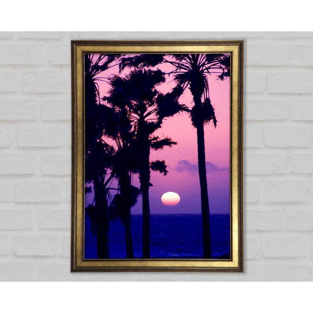 Paradise Ocean Sunset - Print Highland Dunes Size: 59.7cm H x 42cm W on Productcaster.