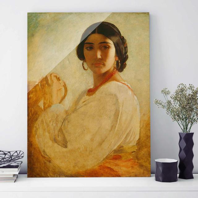 Glasbild Roman von Anselm Feuerbach East Urban Home Größe: 100 cm H x 75 cm B x 0,4 cm T on Productcaster.