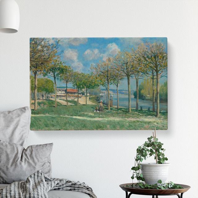 View of Marly From Coeur-Volant by Alfred Sisley - Wrapped Canvas Painting East Urban Home Size: 40cm H x 60cm W x 3cm D on Productcaster.