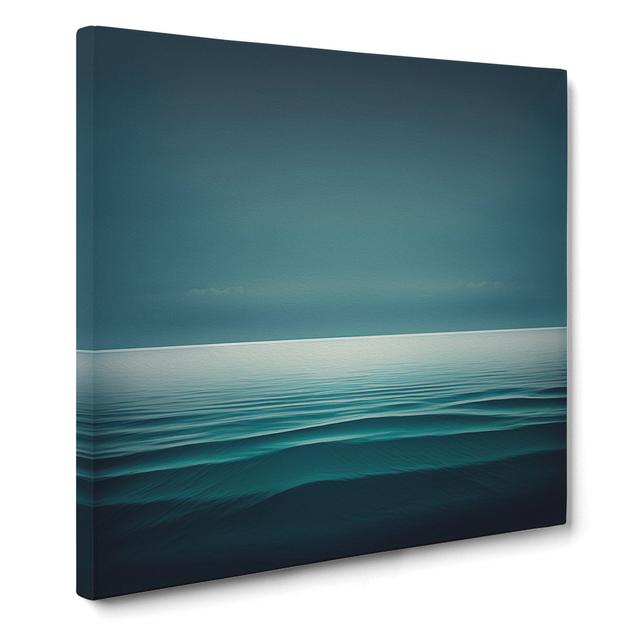 Ocean Minimalism No.1 House of Hampton Size: 50cm H x 50cm W x 3cm D on Productcaster.