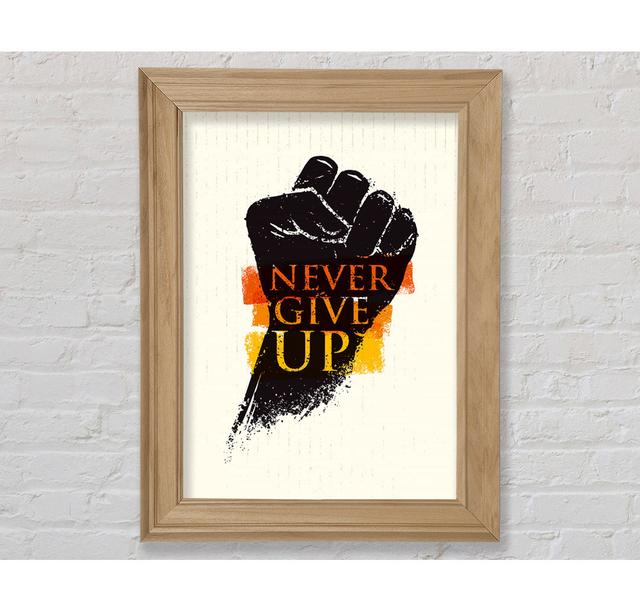 Never Give Up 2 - Print Bright Star Size: 84.1cm H x 59.7cm W x 8cm D on Productcaster.