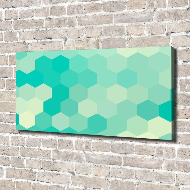 Canvas Print - Wall Art - Prints On Canvas - 140X70 Image Picture Theme: Geometric Background Ivy Bronx on Productcaster.