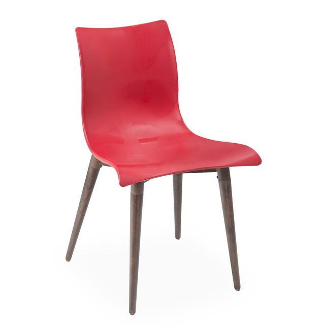 Millay Stacking Garden Chair Dakota Fields Colour: Bordeaux on Productcaster.