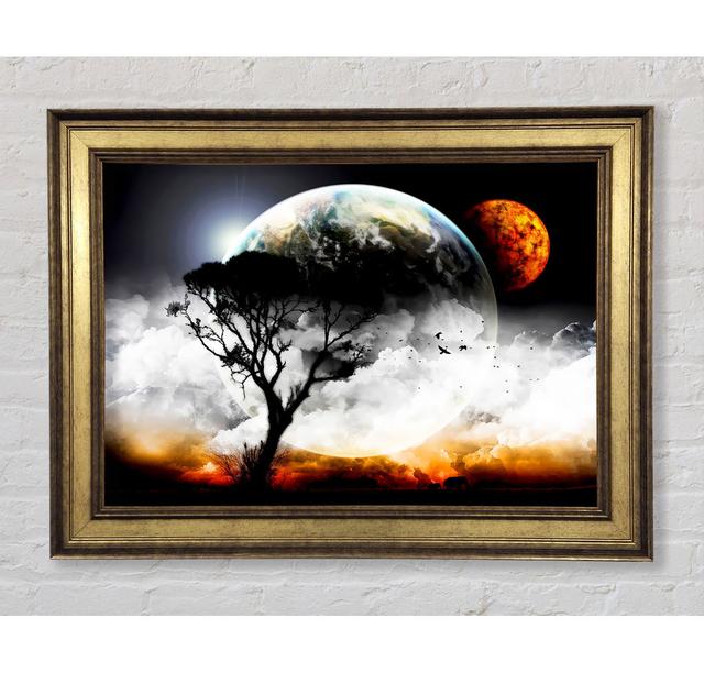 The Earth From Another Planet Framed Print Bright Star Size: 59.7cm H x 84.1cm W x 8cm D on Productcaster.