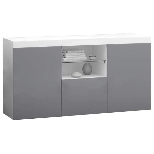 Fayeth 135Cm Wide Sideboard Ebern Designs Colour: Grey on Productcaster.