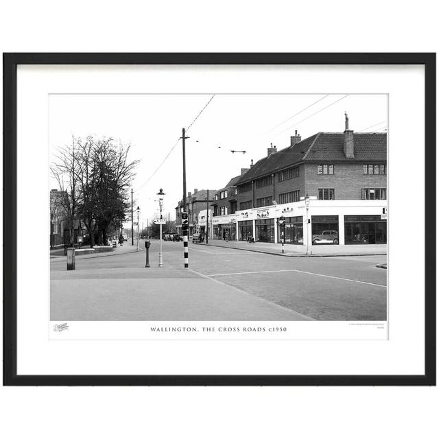 Wallington, The Cross Roads C1950 by Francis Frith - Single Picture Frame Print The Francis Frith Collection Size: 40cm H x 50cm W x 2.3cm D on Productcaster.