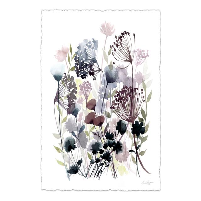 Swaying Florets I by Grace Popp - Wrapped Canvas Art Prints Rosalind Wheeler Size: 91cm H x 61cm W x 3.8cm D on Productcaster.