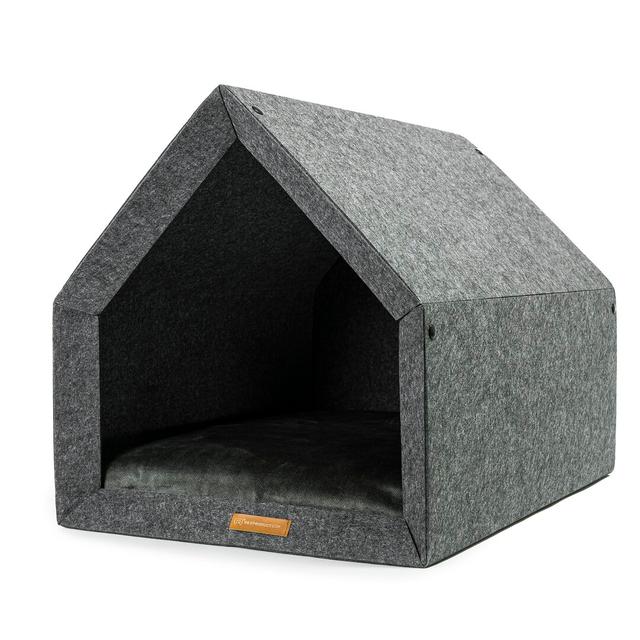 Ecological Hut Pet Cage Rexproduct Colour: Dark Grey/Khaki, Size: 60cm H x 42cm W x 43cm D on Productcaster.