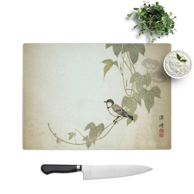 Tempered Glass Bird on the Tree Chopping Board East Urban Home Size: 28.5 cm W x 20 cm L on Productcaster.