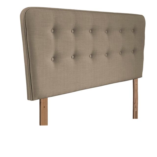 Rockmill Upholstered Headboard ClassicLiving Colour: Fudge, Size: Small Double (4') on Productcaster.