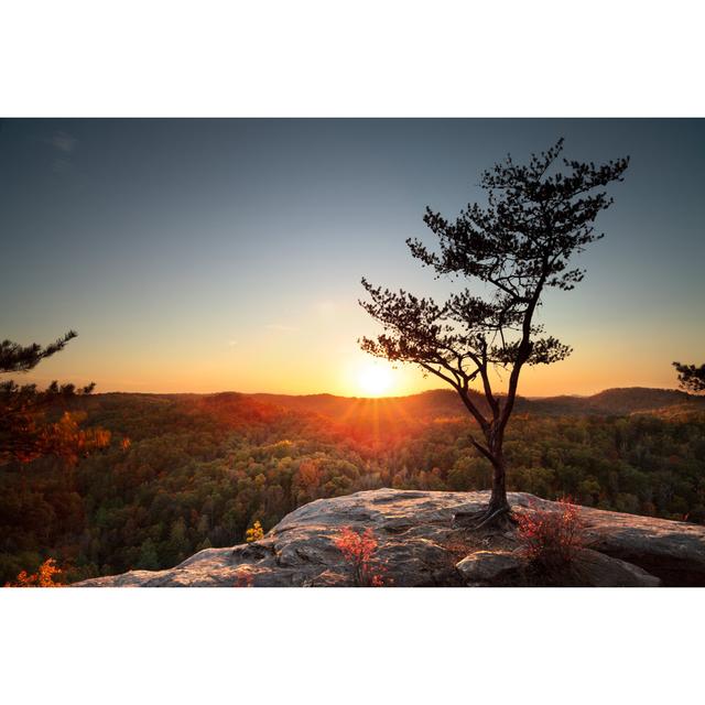 Red River Gorge Sunset by TheDman - No Frame Art Prints on Canvas - Leinwandbild 17 Stories Größe: 40 cm H x 60 cm B on Productcaster.