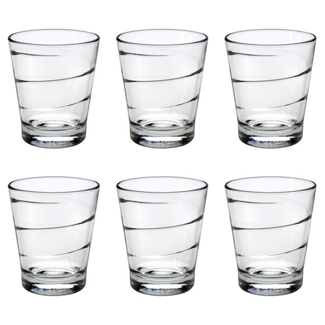 Duralex Spirale Clear Tumbler 30Cl (Set of 6) Duralex on Productcaster.