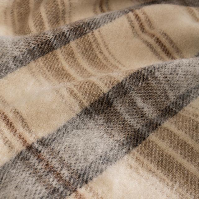 Lizabeta Blanket August Grove Size: W240 x L300cm, Colour: Taupe on Productcaster.