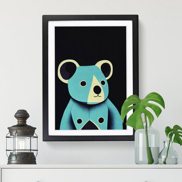 Koala Bear Design - Picture Frame Graphic Art Big Box Art Frame Colour: Oak, Size: 46cm H x 34cm W x 2cm D on Productcaster.