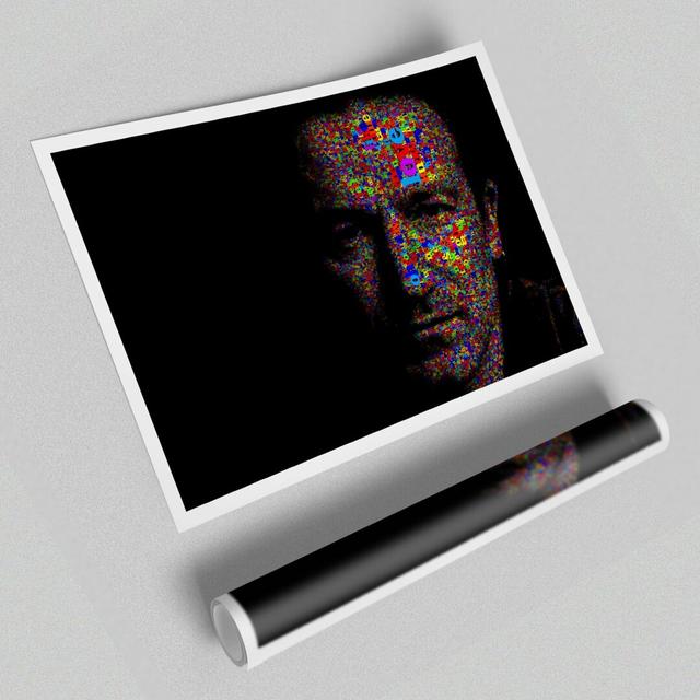 'Bono in Colour People' - Graphic Art Print on Paper East Urban Home Size: 59.4 cm H x 84.1cm W x 1 cm D on Productcaster.