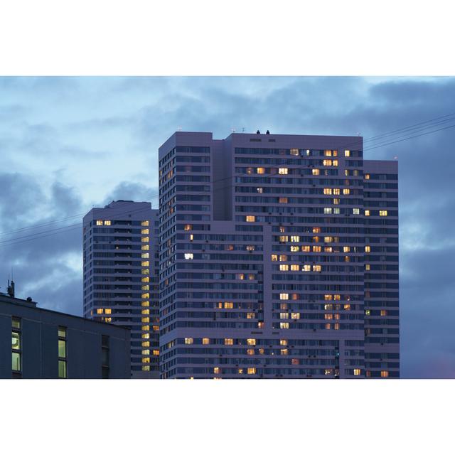 Residential Area of Moscow by Yury Karamanenko - Wrapped Canvas Photograph 17 Stories Size: 30cm H x 46cm W on Productcaster.