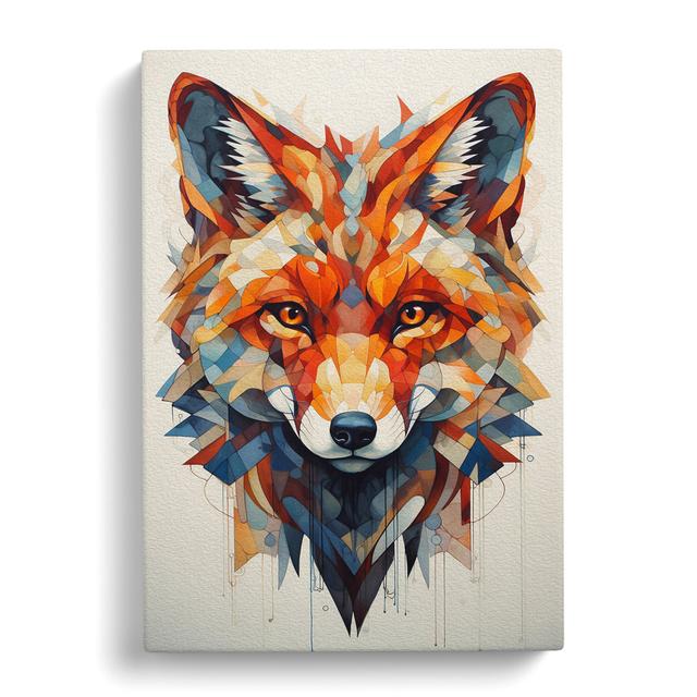 Fox Geometric No.3 - No Frame Art Prints Alpen Home Size: 50cm H x 35cm W x 3cm D on Productcaster.