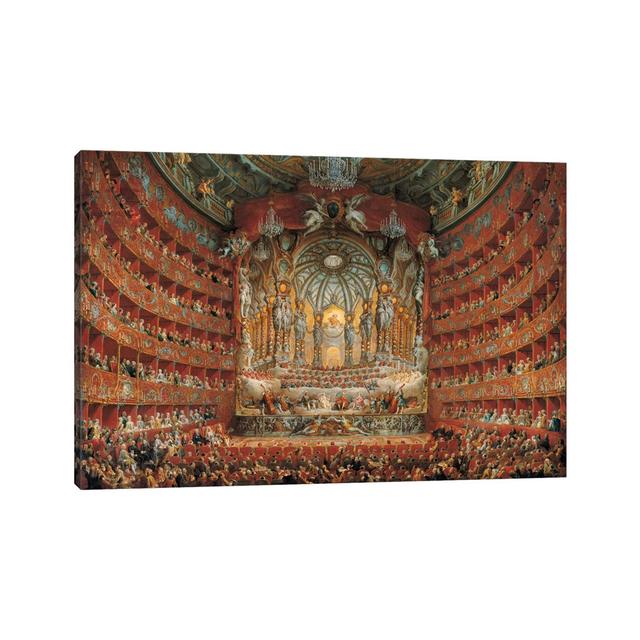 Festa In Teatro A Roma Astoria Grand Size: 30.48cm H x 45.72cm W x 1.91cm D on Productcaster.