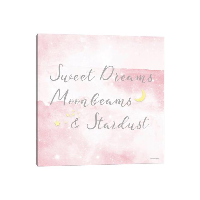 Sweet Dreams by Bluebird Barn - Typography on Canvas Happy Larry Format: Wrapped Canvas, Size: 30.48cm H x 30.48cm W x 1.9cm D on Productcaster.