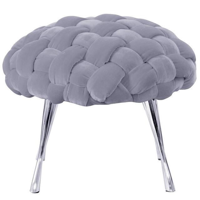 Wzór Stool Happy Barok Seat Colour: Grey on Productcaster.