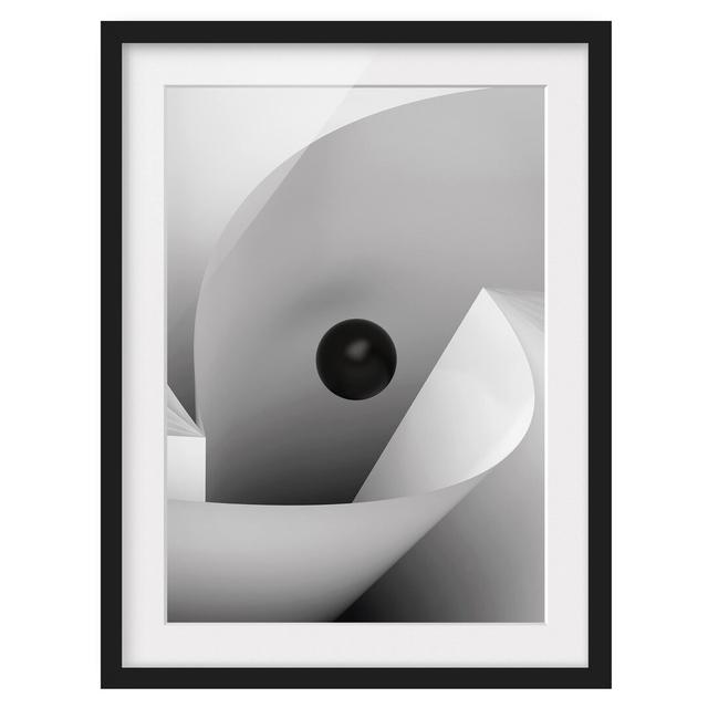 Big Eye Photographic Art Print on Paper East Urban Home Size: 70cm H x 50cm W, Frame Options: Matt black on Productcaster.