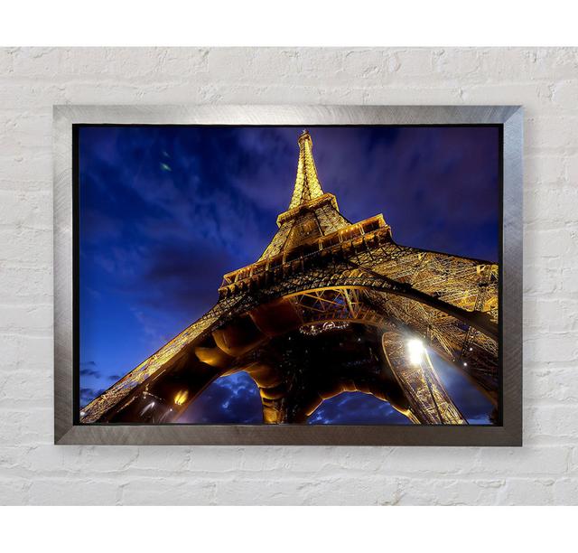 Eiffel Tower Paris France Europe - Single Picture Frame Art Prints Bright Star Size: 84.1cm H x 118.9cm W x 3.4cm D on Productcaster.